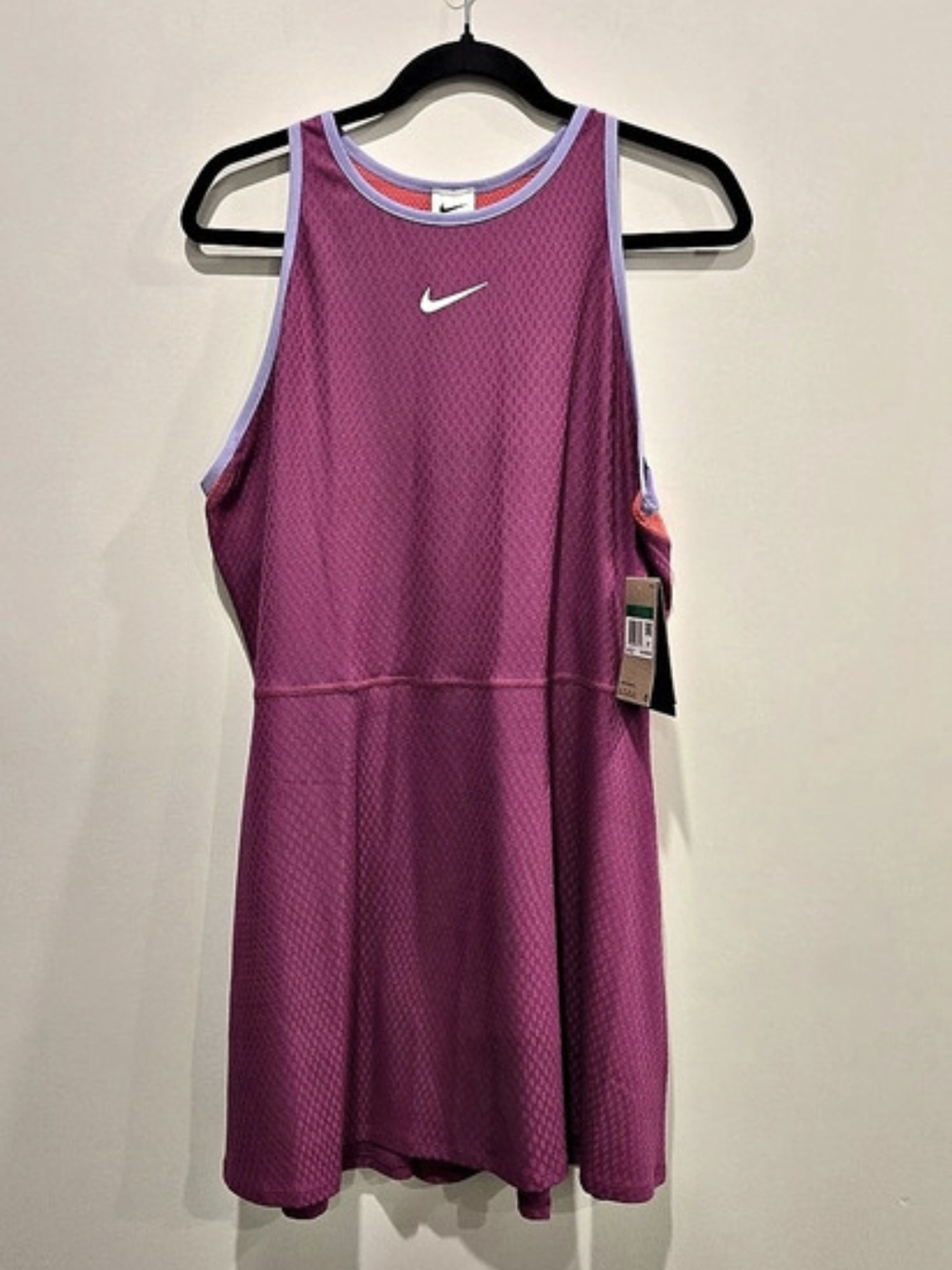 Nike NikeCourt Slam Women's Dri-FIT Tennis Dress Pink & Purple